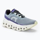 Moteriški bėgimo bateliai On Cloudmonster mist/blueberry
