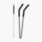 Šiaudeliai KLEAN KANTEEN Straw 8 mm 2 pcs. black