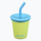 Puodelis Klean Kanteen Kid's Steel Straw Lid 296 ml juicy pear (matt)