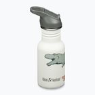 Vaikiškas turistinis butelis Klean Kanteen Flip Seal Sport Cap Straw 355 ml dino skate
