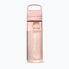 "Lifestraw Go 2.0" kelioninis buteliukas su filtru 650 ml vyšnių žiedų rožinės spalvos