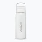"Lifestraw Go 2.0" plieninis kelioninis buteliukas su filtru 700 ml, baltas