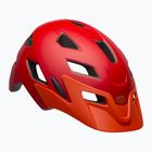 Vaikiškas dviračio šalmas Bell Sidetrack Integrated MIPS Jr matte red/orange