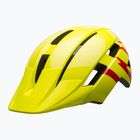 Vaikiškas dviračio šalmas Bell Sidetrack II Jr gloss hi-viz/red