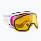 Moteriški slidinėjimo akiniai Giro Moxie white core light/amber pink/yellow