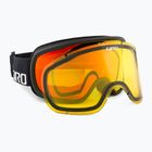 Slidinėjimo akiniai Giro Roam black wordmark/amber scarlet/yellow