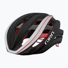 Dviračio šalmas Giro Aether Spherical MIPS matte black/white/red