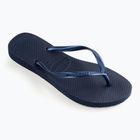 Moteriškos šlepetės per pirštą Havaianas Slim navy blue