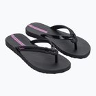 Moteriškos šlepetės per pirštą Ipanema Diversa black/lilac