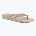 Moteriškos šlepetės per pirštą Ipanema Bossa Soft V beige/gold