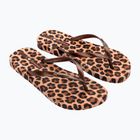 Moteriškos šlepetės per pirštą Ipanema Animal Print beige/bronze/bronze