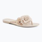 Moteriškos šlepetės per pirštą Melissa Harmonic Petals Ad beige