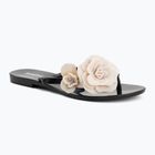Moteriškos šlepetės per pirštą Melissa Harmonic Petals Ad black/beige