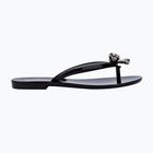 Moteriškos šlepetės per pirštą Melissa Harmonic Iris Ad black/silver