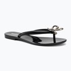 Moteriškos šlepetės per pirštą Melissa Harmonic Iris Ad black/silver