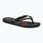 Vyriškos šlepetės per pirštą Havaianas Top Tribo black / black