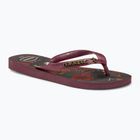 Vyriškos šlepetės per pirštą Havaianas Top Tribo dark brown