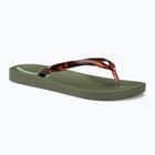 Moteriškos šlepetės per pirštą Ipanema Anat Connect green/clear