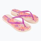 Moteriškos šlepetės per pirštą Ipanema Classic Happy XII beige/pink/orange