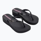 Moteriškos Ipanema Mesh X Plat black/black/lilac šlepetės