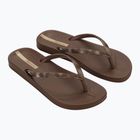 Moteriškos šlepetės per pirštą Ipanema Mesh IX brown/brown/Gold