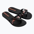 Moteriškos šlepetės per pirštą Ipanema Kirei Chic black/brown tile