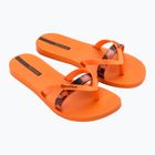 Moteriškos šlepetės per pirštą Ipanema Kirei Chic orange/brown