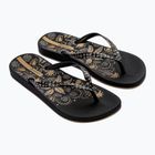 Moteriškos šlepetės per pirštą Ipanema Anat Nature VIII black/black/gold