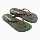 Moteriškos šlepetės per pirštą Ipanema Anat Connect II green/clear