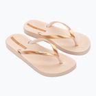 Moteriškos šlepetės per pirštą Ipanema Anat Connect II beige/gold