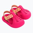 "Ipanema Little Baby" rožinės ir auksinės spalvos sandalai