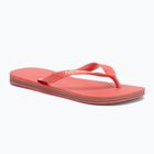 Šlepetės per pirštą Havaianas Brasil Logo tropical coral