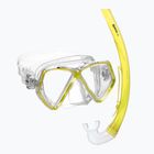 Vaikiškas paviršinio nardymo rinkinys Mares Combo Zephir Junior yellow/clear
