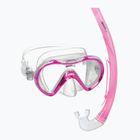 Vaikiškas paviršinio nardymo rinkinys Mares Combo Seahorse pink/clear