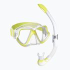 Paviršinio nardymo rinkinys Mares Combo Wahoo Neon yellow/white/clear 411779SF