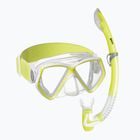 Vaikiškas paviršinio nardymo rinkinys Mares Combo Pirate Neon yellow/white/clear 411788SF