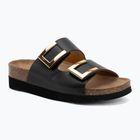 Moteriškos šlepetės Scholl Montery 2 Straps Ad Med juodos