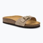 Scholl Estelle Sue dark beige moteriškos šlepetės