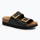 Moteriškos šlepetės Scholl Monterey 2 Straps Ad Med black