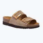 Moteriškos šlepetės Scholl Montery 2 Straps Ad Med smėlio spalvos
