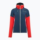 Moteriški La Sportiva Session Tech Hoody storm blue/cherry tomato trekkinginiai džemperiai