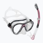 Nardymo rinkinys Cressi Big Eyes Evolution + Alpha Ultra Dry black/pink