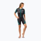 Moteriškas Cressi Playa Shorty 2.5 mm black/aquamarine hidrokostiumas