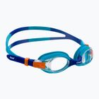 Cressi Dolphin 2.0 žydros/mėlynos spalvos vaikiški plaukimo akiniai USG010220