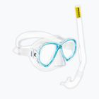 Vaikų nardymo rinkinys Cressi Perla Jr + Minigringo clear/aquamarine