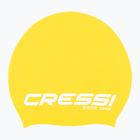 "Cressi Loira" ilgų plaukų plaukimo kepuraitė geltona/balta