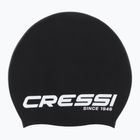 "Cressi Loira" ilgų plaukų plaukimo kepuraitė juoda/balta