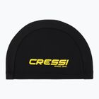 "Cressi Tago" juoda/geltona plaukimo kepuraitė