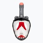 Vaikiška pilno veido nardymo kaukė Cressi Kiddy Full Face Jr black/clear/red