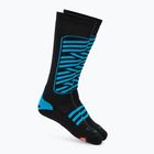Slidinėjimo kojinės Mico Heavy Weight Superthermo Primaloft Merino Ski black turquoise
